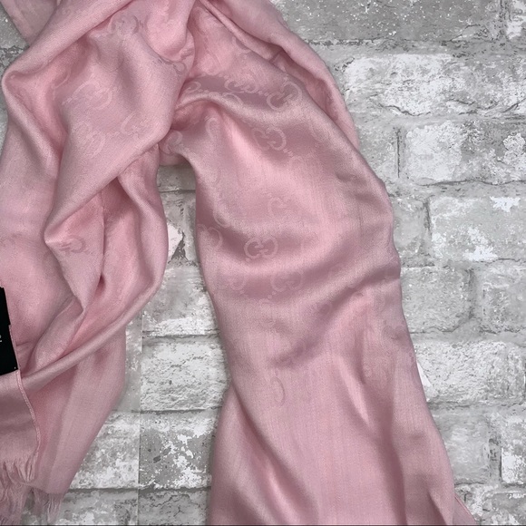 Gucci Rose Pink Guccissima Shawl/Wrap - Picture 11 of 15